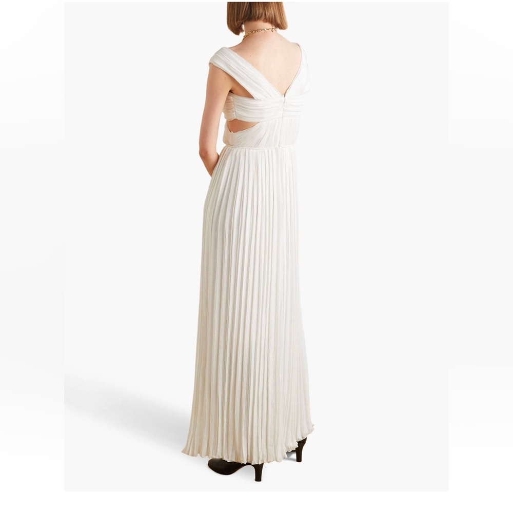 Chloe Cutout pleated silk-chiffon gown - Picture 4 of 4